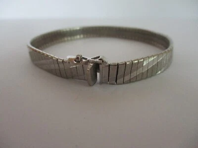 Vintage 835er Silber Springbockmarke Teppicharmband top erhalten ca. 19 cm - Bild 1 von 4