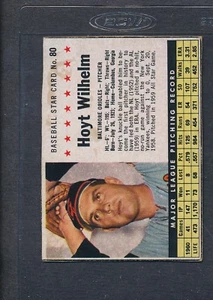 1961 Post Cereal #080 Hoyt Wilhelm Orioles VG/EX *143 - Picture 1 of 1