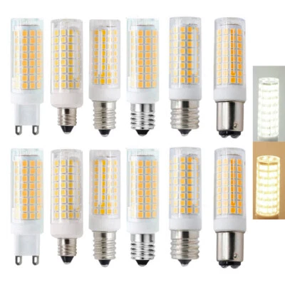 Dimmable LED Corn Bulbs 12W G4 G9 E11 E12 E14 E17 BA15D Mini Lamps Home Lighting - Image 1 of 4