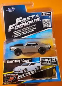JADA TOYS 1:55 FAST AND FURIOUS BUILD N' COLLECT ROMAN'S CHEVY CAMARO!! - Bild 1 von 5