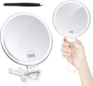 Espejo de aumento 30X Beauty Planet para viajes con asa - Imagen 1 de 12