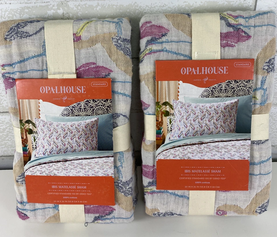 Opalhouse Standard Ibis Matelasse Pillow Sham 20x26 100 Cotton
