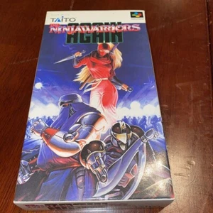 Ninja Warriors Again Nintendo Super Famicom SNES SFC unused Rare - Picture 1 of 10