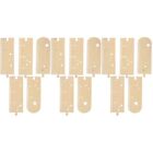  3 Sets Wood Stitching Ruler Baby Height Growth Wooden Chart