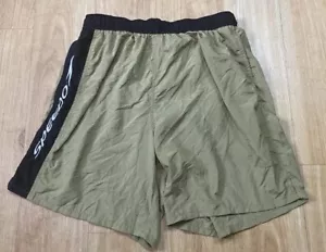 Vintage Speedo Swim Shorts Large Trunks Drawstring Mesh Pocket - Picture 1 of 10