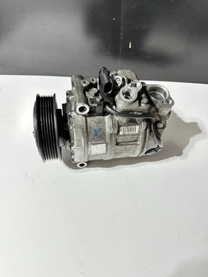 Compresor de aire acondicionado Porsche Cayenne 92A 3,0 TDI _ 7P0820803D _ DENSO Foto 1 de 4