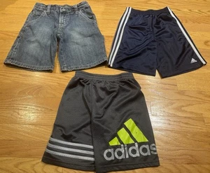 Lot Of 3 youth boys size 7 7Xadidas shorts mesh & Children’s Place Jean - Picture 1 of 6
