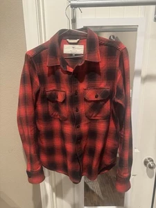 New Rogue Territory Field Shirt Red HB Plaid Medium - Picture 1 of 2