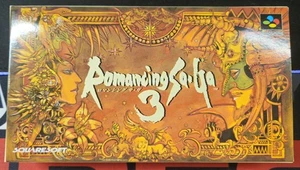 Romancing SaGa 3 Super Famicom SFC Nintendo SNES NUOVO - Foto 1 di 6