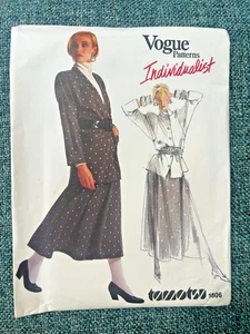 FREE SHIP! 1806 Vogue Patterns Individualist Tamotsu Jacket, Skirt and Top Sz 10 - Picture 1 of 2