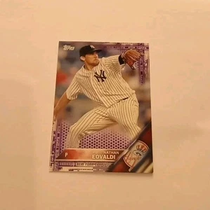 2016 Topps Toys R Us Purple SP Nathan Eovaldi New York Yankees Texas Rangers - Picture 1 of 2