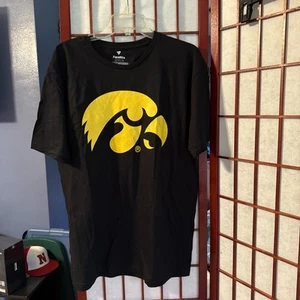 Men's Black Iowa Hawkeyes Father's Day #1 Dad T-Shirt - Picture 1 of 3