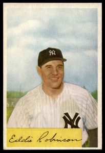 1954 Bowman Eddie Robinson New York Yankees #193 A1 - Picture 1 of 2