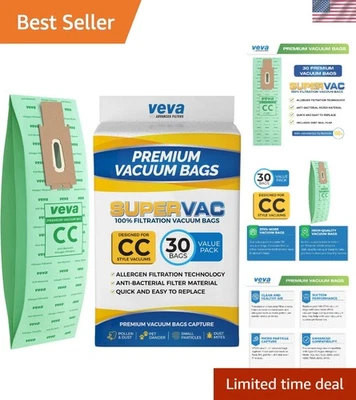 Hypo-Allergenic 30 Pack Oreck Vacuum Bags - Perfect Fit for XL Series - Image 1 of 4