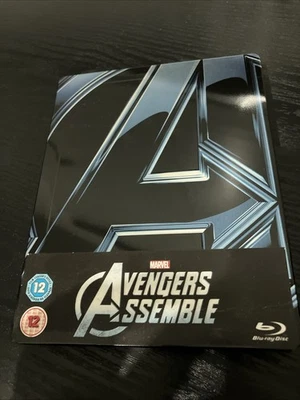 Marvel Avengers Assemble Blu-ray DVD Limited Edition Steelbook Case 2012 - Image 1 of 4