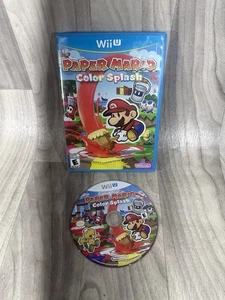 Paper Mario Color Splash (Nintendo Wii U, 2016) - CIB komplett - getestet - Bild 1 von 2