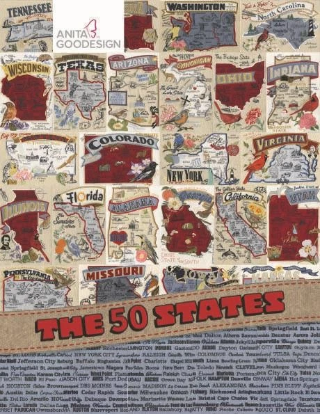 50 States Anita Goodesign Complete Box Set (Book not included) A $499.00 Value - image 1 of 1