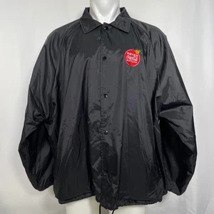 Vintage Coca Cola Reyes Abfüllung gesticktes Logo schwarz Coach Jacke Herren 3XL - Bild 1 von 13