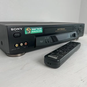 Sony SLV-N71 VCR VHS Player With Remote Video Recorder 4 Head HiFi Stereo Tested - Picture 1 of 13
