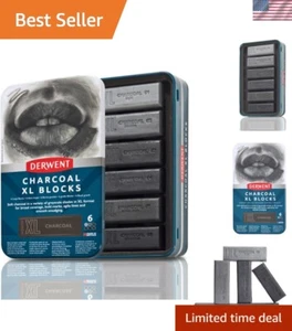 Vielseitige anthrazitfarbene XL Blöcke in verschiedenen dunklen Farbtönen - 6 Blöcke zur Markierung - Bild 1 von 10