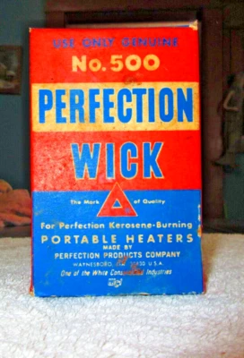 老式NO 500完美WICK便携式加热器气体和油使用?? — 第 1/4 张图片