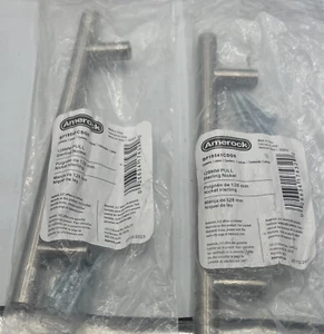 Amerock BP19541CSG9 Bar Pulls 5-1/16" Center-to-Center Sterling Nickel LOT OF 2 - Picture 1 of 2