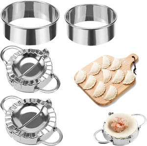 4 Stück Ravioli Former,Ravioli Maker,Dumpling Maker,Maultaschen Former,Edelstahl - Bild 1 von 7