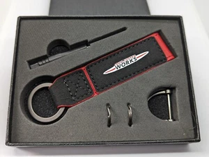 Mini JCW Keyring Gift Set New In Box Red R55 R57 R58 R59 R6 R61 F54 F55 F56 F57 - Picture 1 of 4