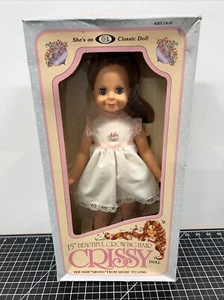 Vintage 1982 Crissy 15 Zoll Puppe wachsende Haare 1030-6 Neu im Karton NRFB - Bild 1 von 11