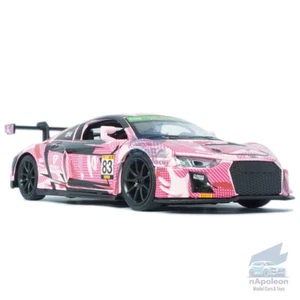 1:32 Audi R8 LMS GT3 AAPE #83 Model Car Diecast Vehicle Collection Kid Gift Pink - Picture 1 of 12