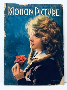 Vintage May 1919 Motion Picture Magazine Movie Star Gladys Leslie on Cover - Picture 1 of 9