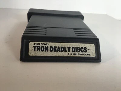 TRON Deadly Discs Atari 2600 Mattel 1982 Disney  Cartridge Only. Tested working. - Image 1 of 2