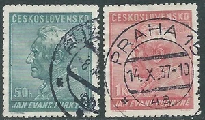 1937 CECOSLOVACCHIA USATO JAN EVANGELISTA PURKYNE - RC20-4 - Picture 1 of 1