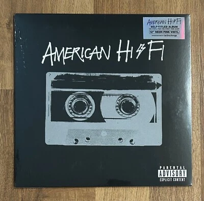 American Hi Fi - Self-titled Pink color vinyl LP record /500 New Sealed - Image 1 of 2