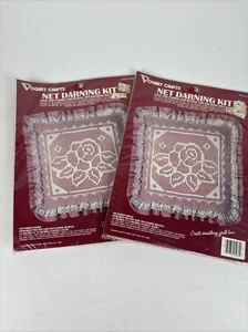 Vintage Vogart Crafts Lace Net Darning Kits- Lot of 2 NEW - Picture 1 of 8