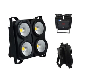 4*100W COB LED Blinder Light 4 Eyes LED Audience Matrix Disco Wash Stage Lights - Picture 1 of 6