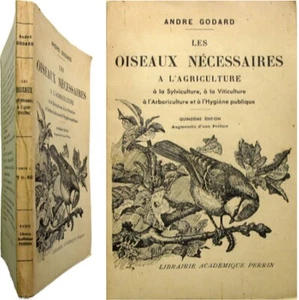 Les Oiseaux needs à l'agriculture 1939 André Godard Millot Ornithologie - Bild 1 von 13