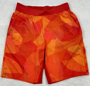 Lululemon Channel Cross Swim Shorts Men’s S Orange Unlined Zip Pocket (26x10) - Picture 1 of 11