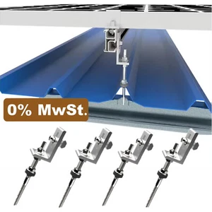 Stockschraube mit Winkel M10 Edelstahl Solar PV Anlage 200/250mm Photovoltaik - Bild 1 von 9