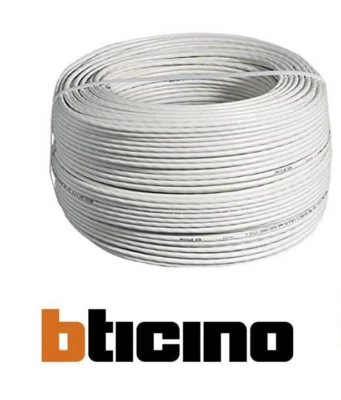 Cavo 2 fili twistato metro Bticino Terraneo 336904 interrabile x videocitofono