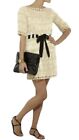 Diane Von Furstenberg Solar Macrame Belted Mini Dress Womens Size M Nwt $595