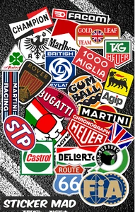 AUFKLEBER SEHR LEICHTE SEKUNDEN X 20 Lucky Dip Alle Marken GLÄNZEND VINYL F1 MOTORSPORT - Bild 1 von 1