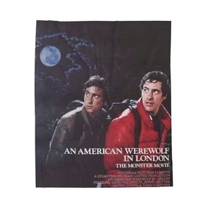 Velveteen Plush Blanket An American Werewolf in London vintage movie poster - Picture 1 of 25