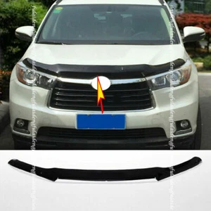 For Toyota Highlander 2014-19Hood Protector Deflector Bonnet Guard Bra Bug Guard - Picture 1 of 6