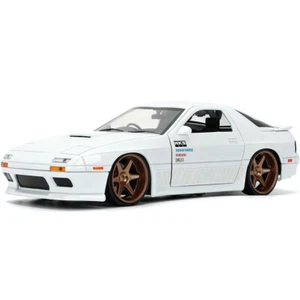 JDM Tuners  1/24 MAZDA RX7 FC Volk Racing Diecast Model -WHITE- - Picture 1 of 9
