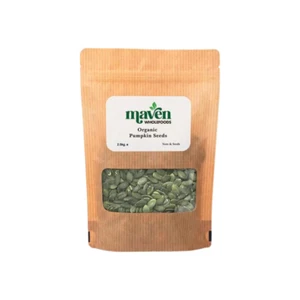 Organic Pumpkin Seeds Vegan Gluten Free 250g-5kg Free UK P&P- Maven Wholefoods - Picture 1 of 10
