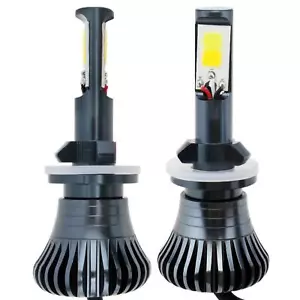 880 881 LED Fog Lights 3000K Yellow + 6000K White Dual Color Strobe Lamp Bulb - Picture 1 of 12
