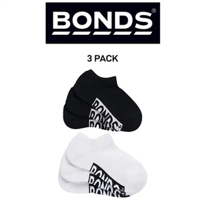 Bonds Kids Cushioned No Show Comfy Cushioned & Mesh Cooling Zones 3 Pack RXVR3N - Picture 1 of 5