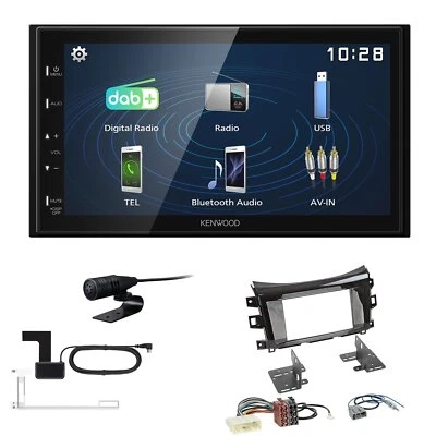 Kenwood 2DIN DAB+ Autoradio für Nissan NP300 Navara Pick-up ab 2016 piano - Bild 1 von 4