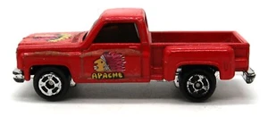 Vtg Chevrolet Apache Truck 1981 made in Hong Kong 1:64 Red Silverado Yatming - Picture 1 of 12
